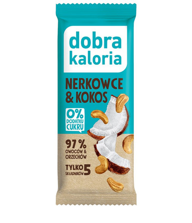 Dobra Kaloria − Baton owocowy kokos & orzech − 35 g