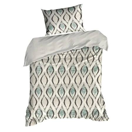 Komplet pościeli satynowej Spring 12, 220 x 200 cm, Kremowy