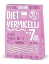 DIET-FOOD Makaron Konjac Shirataki Vermicelli bezglutenowy bio 385g (300g)