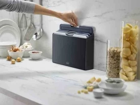 JJ - Zestaw 4 desek do krojenia M Folio™, grafitow