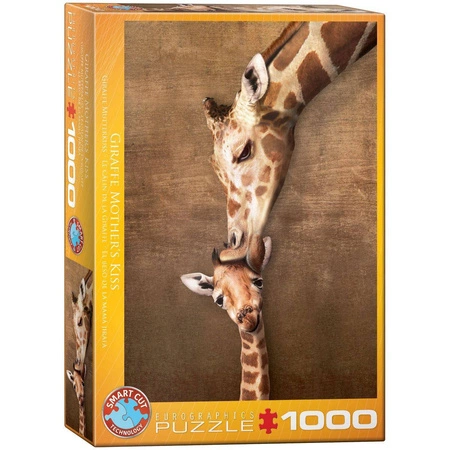 Puzzle 1000 Giraffe Mother's Kiss 6000-0301 -