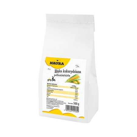 Zestaw 2x Mąka kukurydziana pełnoziarnista 500 g