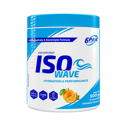 6PAK ISO WAVE węglowodany 500 g smak pomarańcza