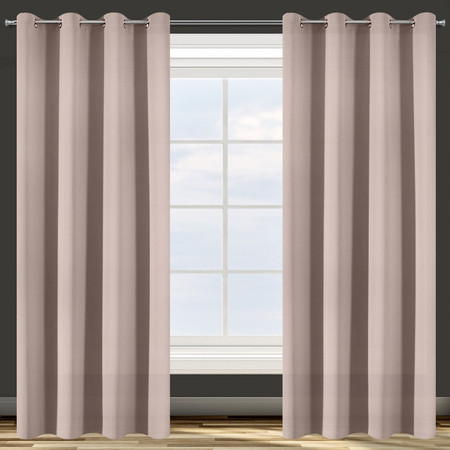 ZASŁONA GOTOWA D91 PARISA 135 X 250 CM PUDROWY RÓŻ