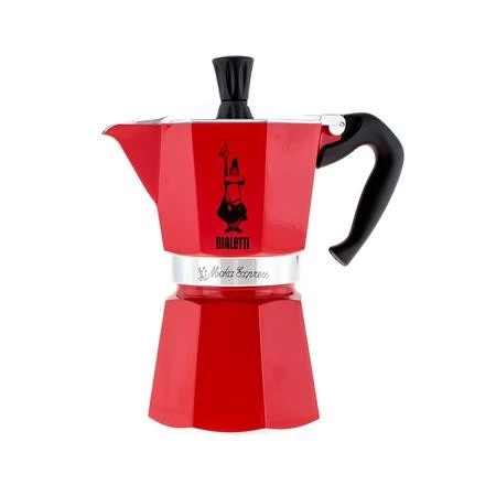 Bialetti Moka Express 6tz czerwona