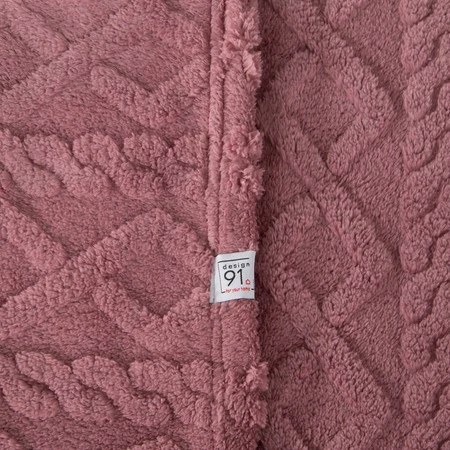 KOC D91 WARKOCZ 200 X 220 CM PUDROWY RÓŻ