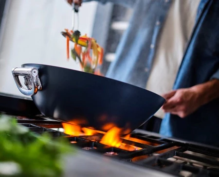 JJ-Wok 32cm ze składanymi uchwytami Space