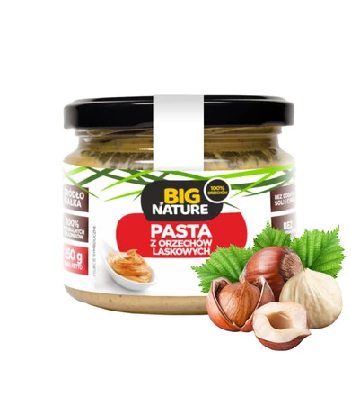 Pasta z orzechów laskowych 250g