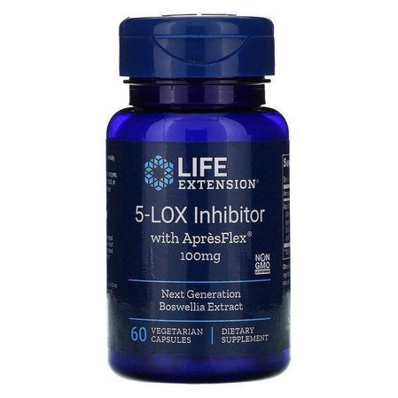 Life Extension 5-LOX Inhibitor with ApresFlex ekstrakt z Boswellia serrata 60 kaps.