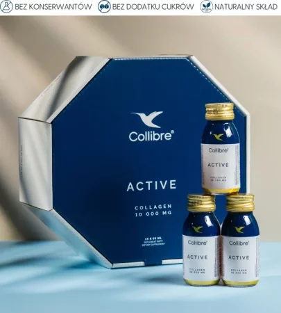 Zestaw 3x Collibre Kolagen Active Shot 60 ml x 15 szt.