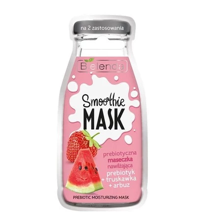 Smoothie Mask prebiotyczna maseczka nawilżająca Prebiotyk + Truskawka + Arbuz 10g