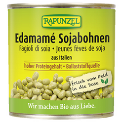 RAPUNZEL SOJA EDAMAME W ZALEWIE BIO 200 g (130 g) (PUSZKA)