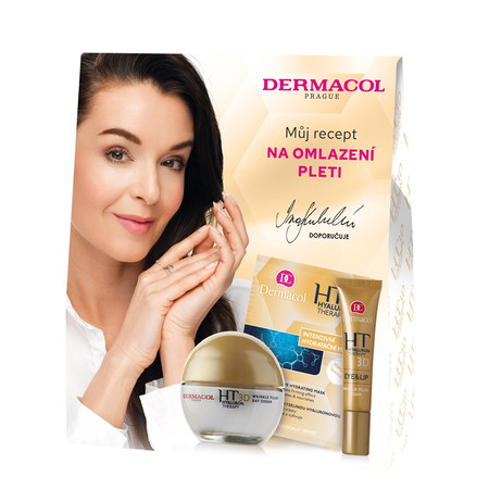 Hyaluron Therapy zestaw remodelujący krem na dzień 50ml + krem remodelujący okolice oczu i ust 15ml + maska intensywnie nawilżająca 2x8g