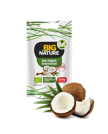 Mąka kokosowa 1,1kg bio Duża Paka