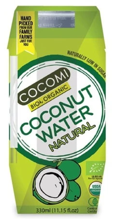 WODA KOKOSOWA NATURALNA BIO 330 ml - COCOMI
