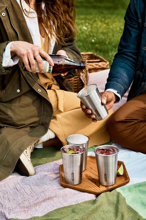 Black+Blum Zestaw 4 kubków stalowych 6el. NEW