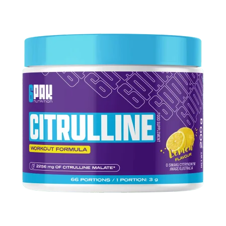 6PAK CITRULLINE odżywka przedtreningowa 200g smak lemon