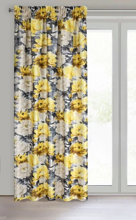 ZASŁONA GOTOWA VENICE NA TAŚMIE 140 X 270 CM KREMOWY