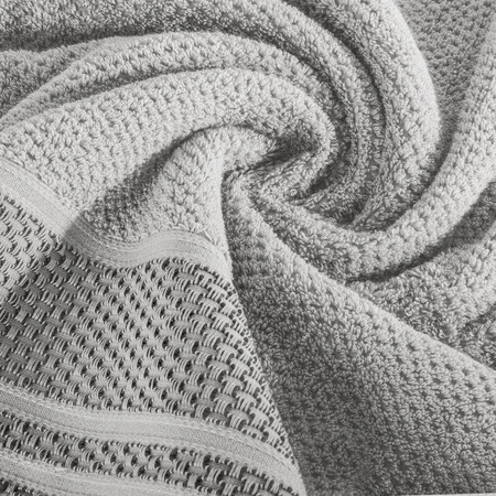 Ręcznik Suzana (01), 50 x 90 cm, Srebrny