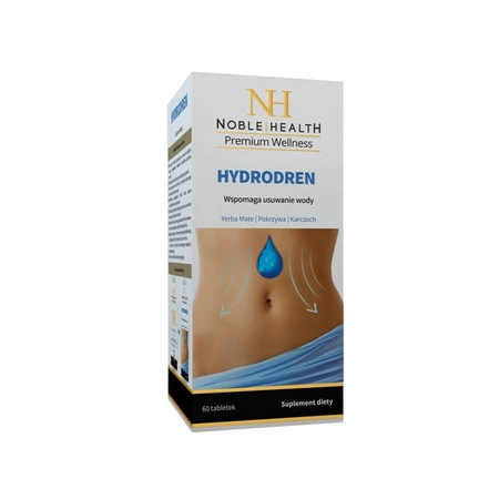 Noble Health Hydrodren wspomagający usuwanie wody z organizmu 60 kaps.