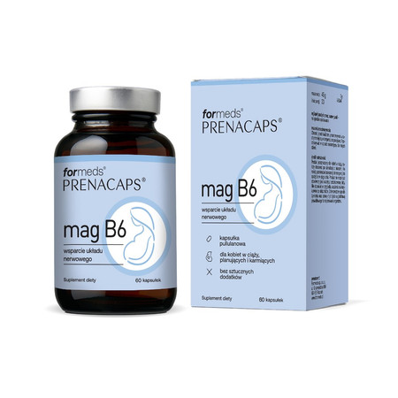 ForMeds Prenacaps Mag B6 Magnez + Witamina B6 vege 60 kaps.