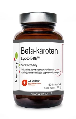 KENAY Beta karoten (Prowitamina A) Lyc-O-Beta (60 kaps.)