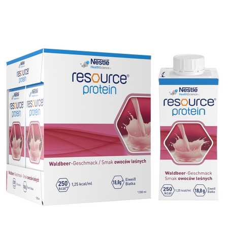 RESOURCE Protein smak owoce leśne 4 x 200ml