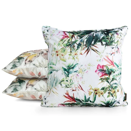 Poszewka Garden 45 x 45 cm, Biały