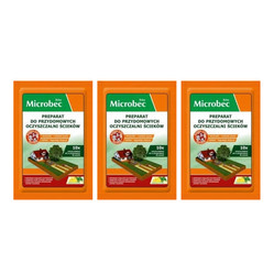 Zestaw: 3x BROS Microbec BIO - aktywator do przydomowych oczyszczalni ścieków 35g