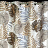 ZASŁONA GOTOWA D91 KORFU 140 X 250 CM BRĄZOWY