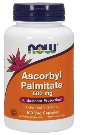 Now Foods − Palmitynian askorbylu 500 mg − 100 kaps.