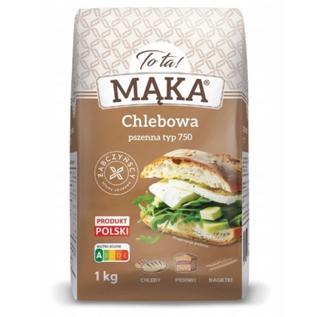 ToTa! Mąka pszenna typ 750 chlebowa  1kg