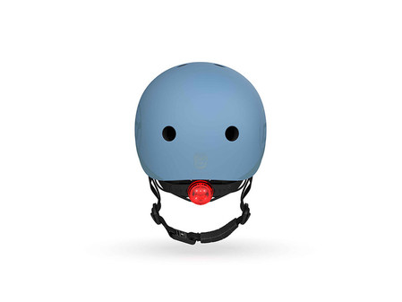 SCOOTANDRIDE Kask S-M dla dzieci 3+ Steel