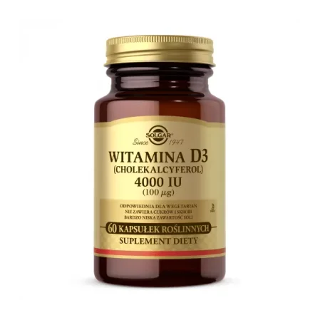Solgar Witamina D3 4000 IU 60 kaps. vege