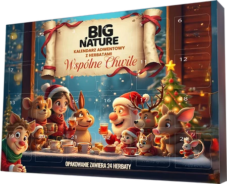 Big nature Kalendarz Adwentowy z herbatami Wspólne Chwile 157,5g