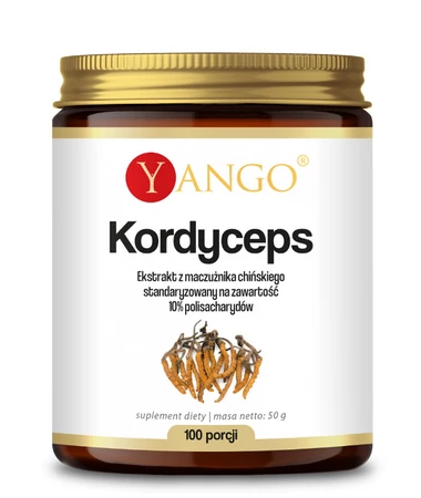 YANGO Kordyceps - ekstrakt 10% polisacharydów (50 g)