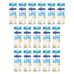 Zestaw 16x Alpro Napój sojowy original 1l