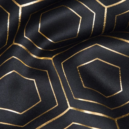 ZASŁONA GOTOWA KAJA 135 X 250 CM CZARNY