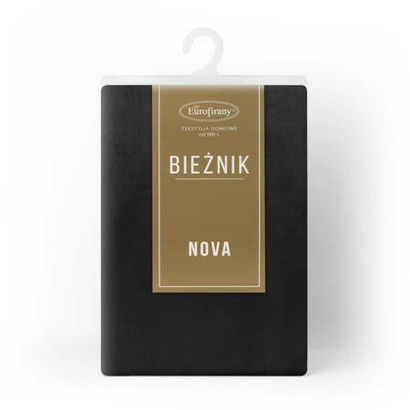 OBRUS MELINDA 40 X 140 CM CZARNY