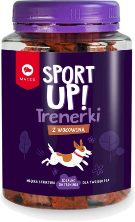 MACED SPORT UP! Trenerki z Wołowiną Słoik 300g