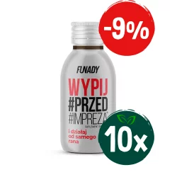 Zestaw: 10x FUNADY Wypij przed Imprezą shot 100 ml
