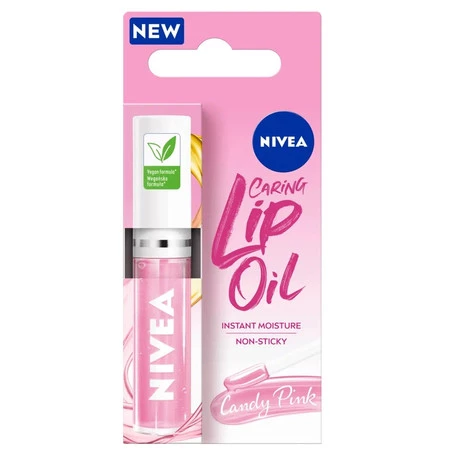Caring Lip Oil pielęgnujący olejek do ust Candy Pink 5.5ml
