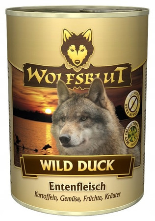 Wolfsblut Dog Wild Duck – kaczka i ziemniaki 395 g