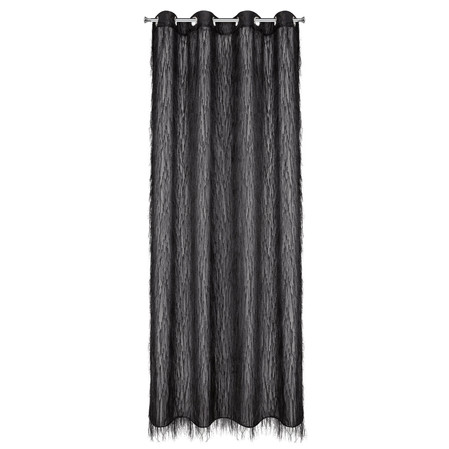 ZASŁONA GOTOWA AURORA 140 X 250 CM CZARNY
