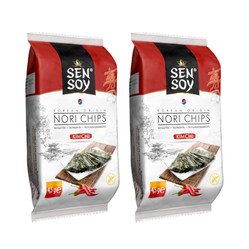 Zestaw: 2x CHIPSY NORI KIMCHI BEZGLUTENOWE 4,5 g - SEN SOY