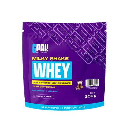 6PAK MILKY SHAKE WHEY   300g CHOCOLATE