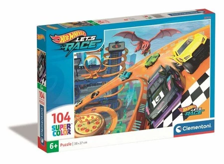 Clementoni Puzzle 104el SuperColor Hot Wheels 25760