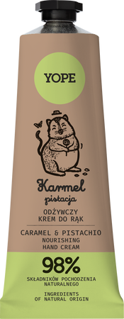 Yope Karmel & Pistacja – naturalny krem do rąk 50ml