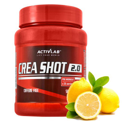 ActivLab CreaShot 2.0 matrix kreatynowy 500g smak cytryna