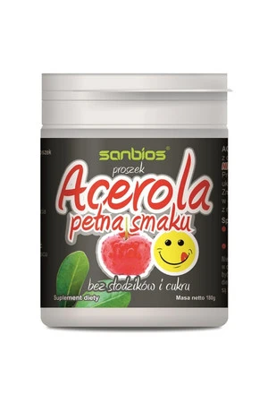 Sanbios Acerola pełna smaku Witamina C 200 g